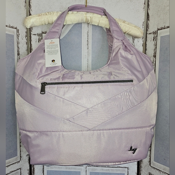 NWOT Lug Gondola European Shopper In Sugarplum & NWT Heart Pouch - Picture 15 of 16